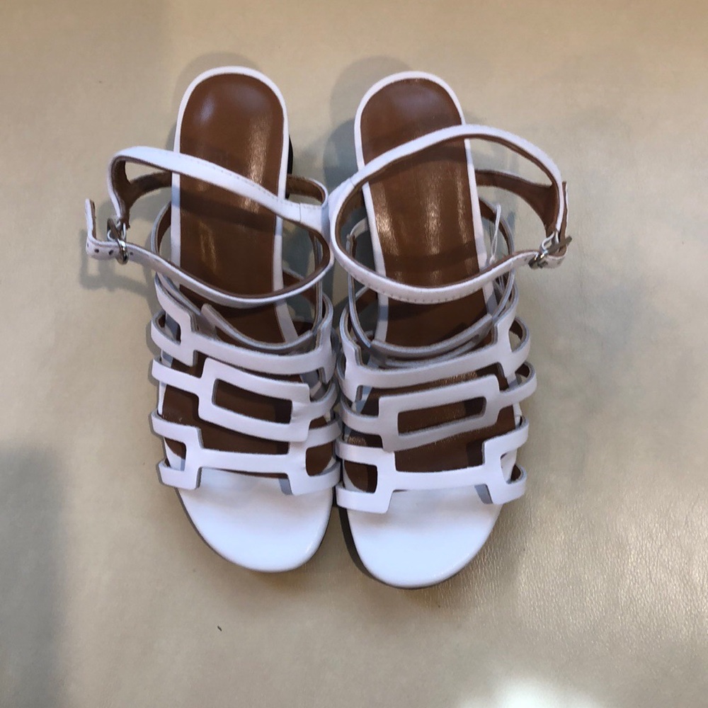 Designer leather sandals